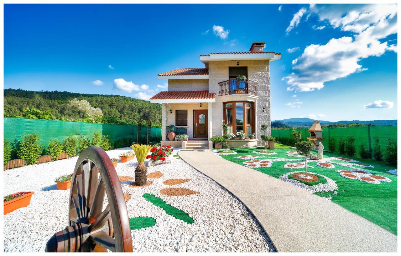Casa Victoria Garden Con Jacuzzi Y Piscina Caldas De Reis